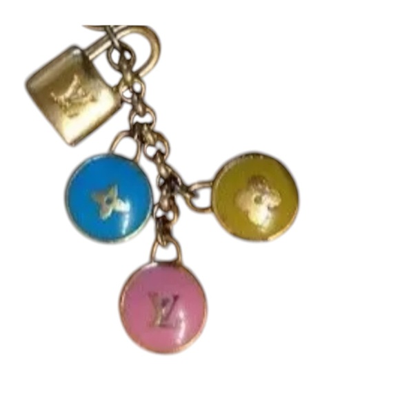 Blue Louis Vuitton charm with necklace (authentic) - Picture 6 of 8